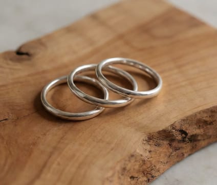 Stackable Silver Band