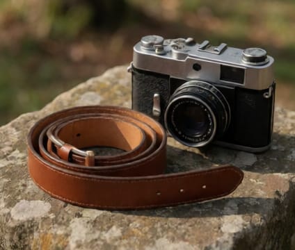 Structured Leather Belt