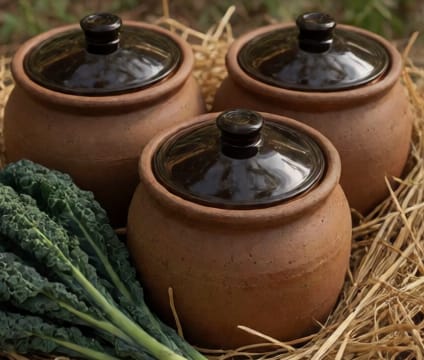 Clay Pot Fermenting Set